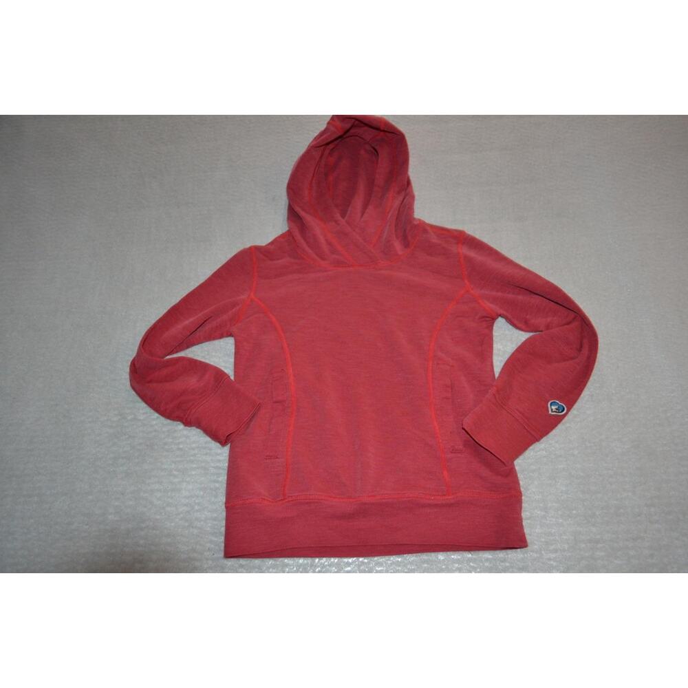 29371 Kuhl Hoodie Pullover Pink Tencel Polyester Blend Size XS Baby Girls